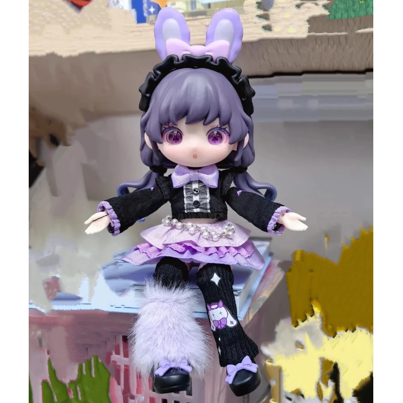 Liroro V2.5 Binary Sweetheart Series Ob11 1/12 Bjd Blind Box Mystery Box Caixa Caja Action Anime Figure Surprise Blind Box Gift