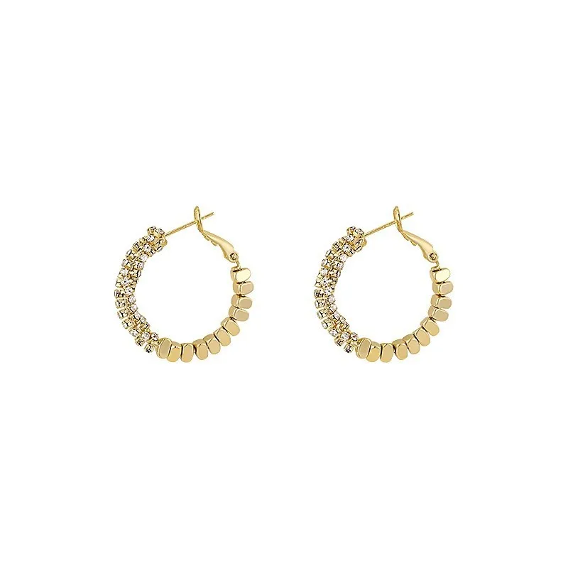 Exaggerated Unique Niche Light Luxury Design Hoop Earrings for Women Fashion Jewelry Accessories Wholesale Party Gifts