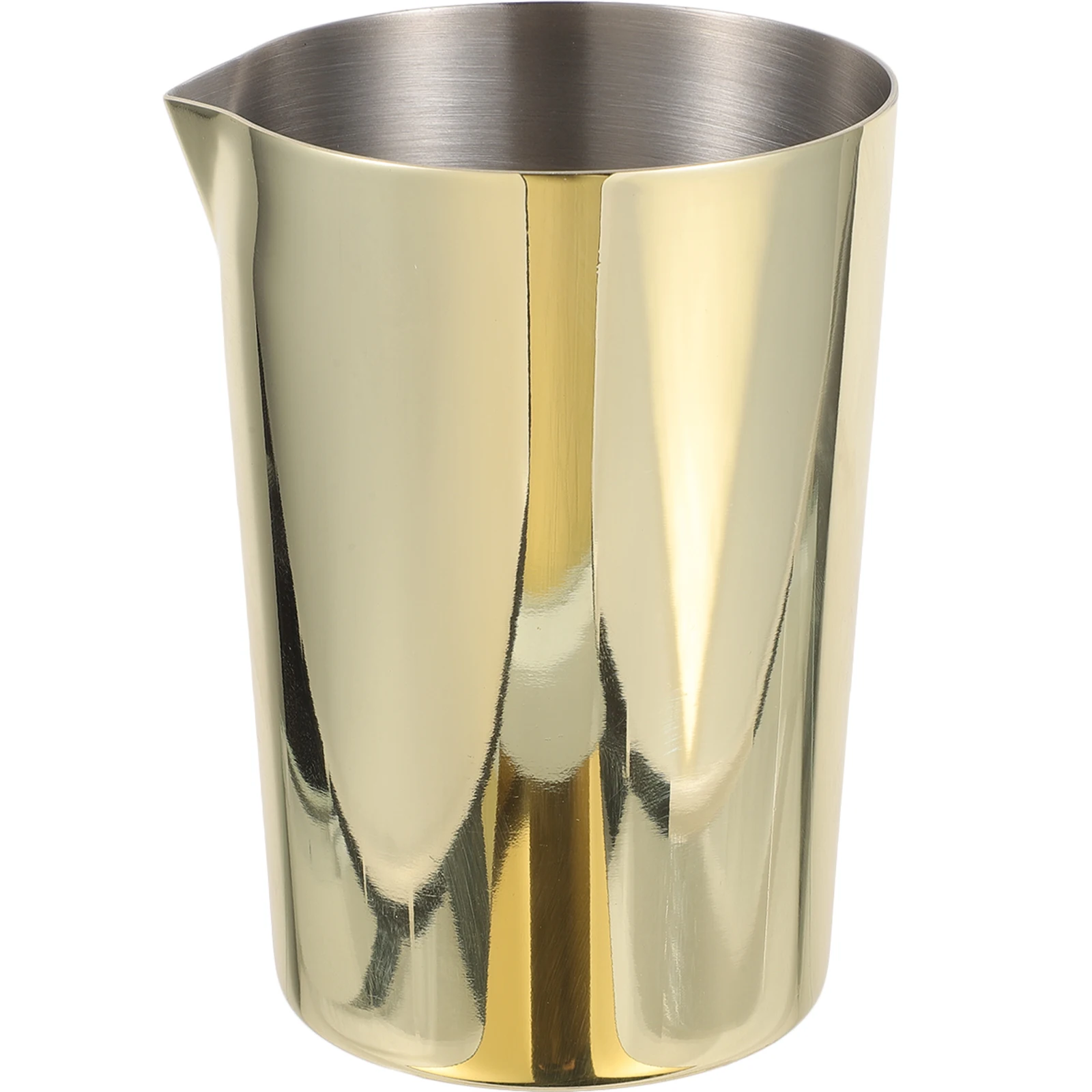 

Bar Quality Stainless Steel Mixing Glass Professional Cocktail Stirring Cup Rust Resistant for Long Term Use Bar Mixing Glass
