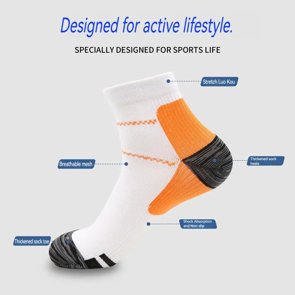 Sports Running Compression Socks Football Socks Elastic Pressure Socks For Men Women Cross Border Plantar Fasciitis Socks