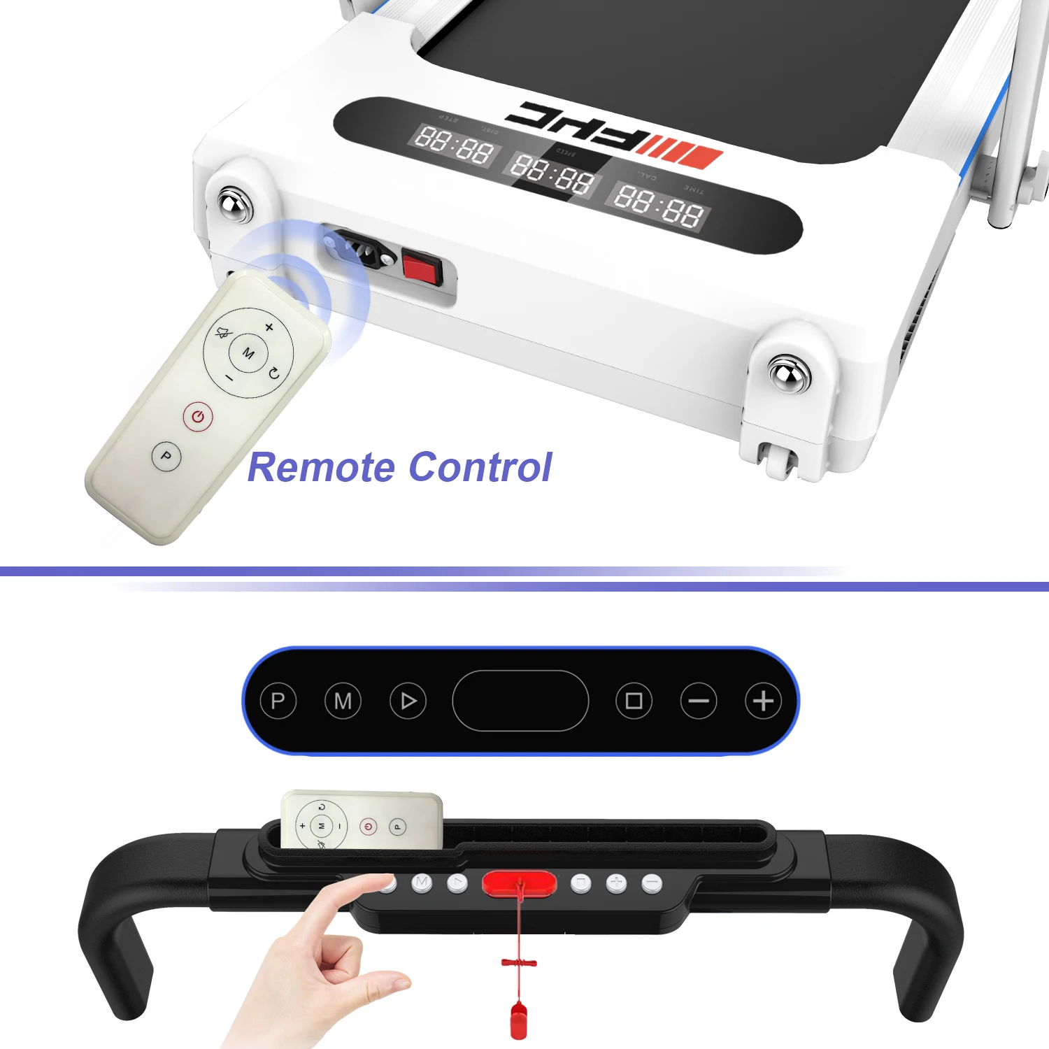 

Ready-to-Ship Electric Foldable Gym Treadmill, Commercial-Quality Walking Pad with Display, Hot Sale for Home Cardio Exercise