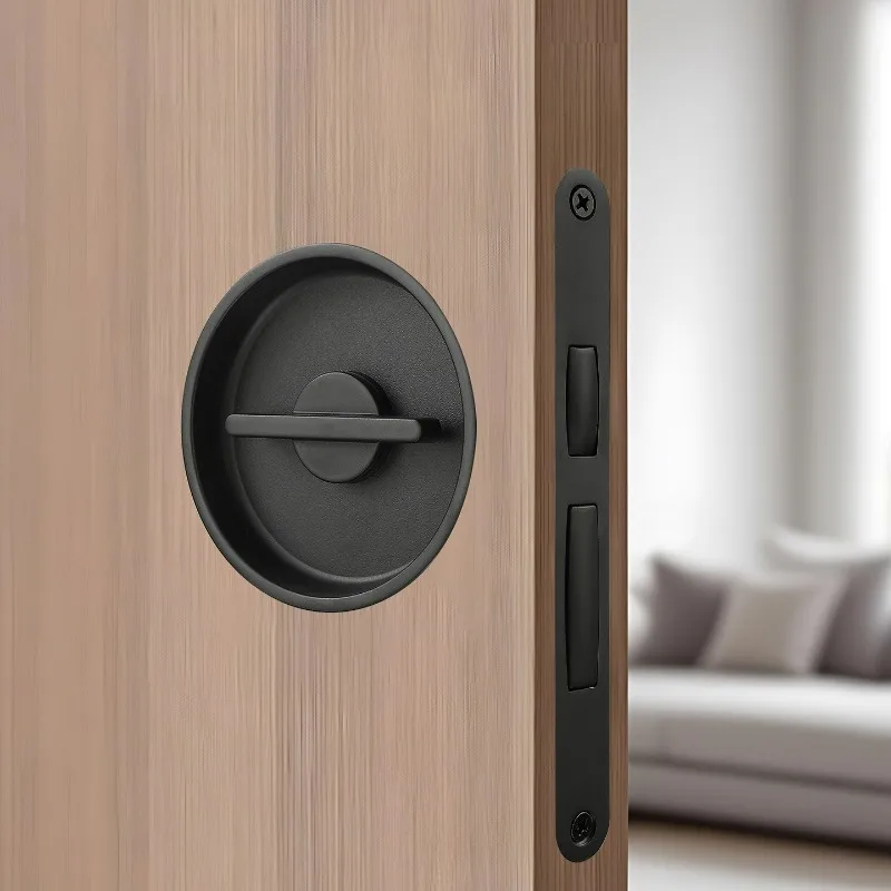 

Round Pocket Door Lock, Bedroom Sliding Door, Balcony Door, Kitchen Indoor Wooden Door, Sliding Door Lock