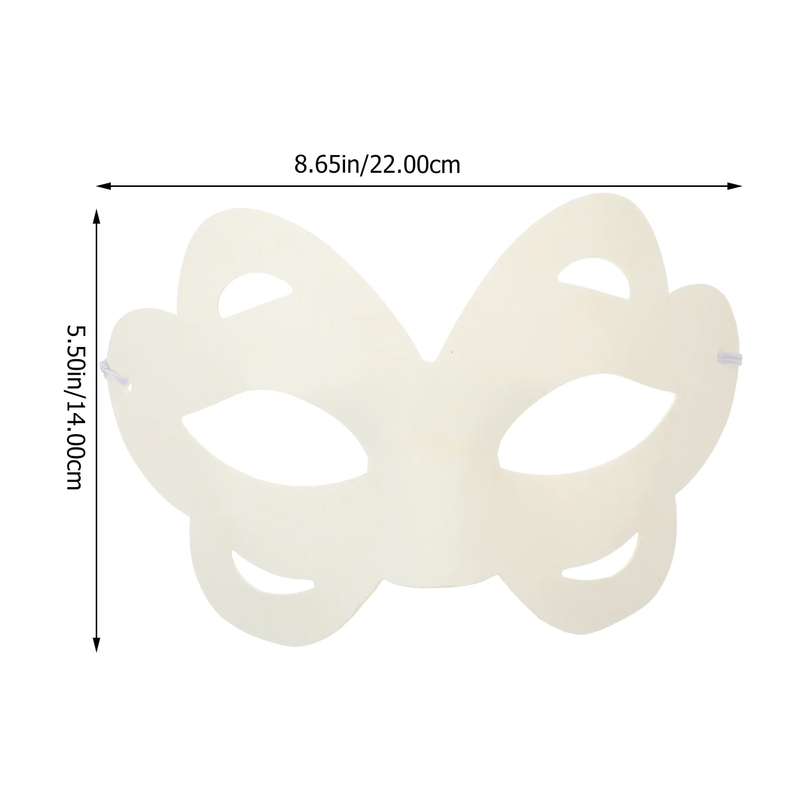 10 pezzi maschere fai da te vuote maschere di carta in maschera per la festa di Halloween cosplay bambini adulti decorazione artigianale maschera per feste