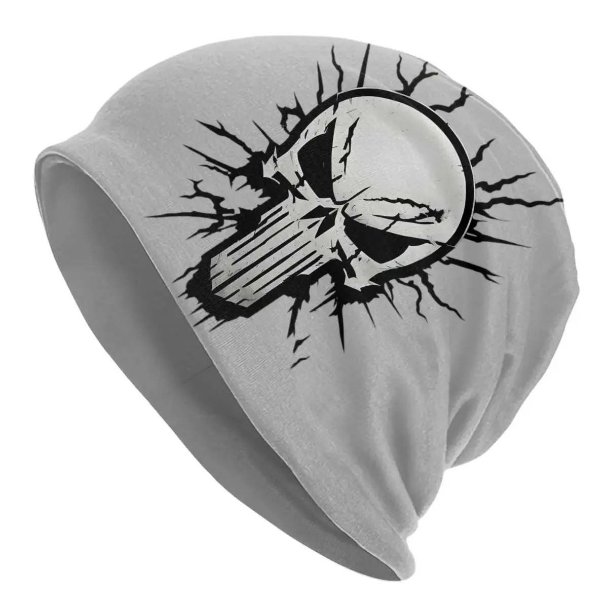 

Шапки с символом черепа Карателя на заказ, шапки в стиле хип-хоп, зимние теплые женские и мужские вязаные шапки для взрослых, манга, крутые шапки из фильма