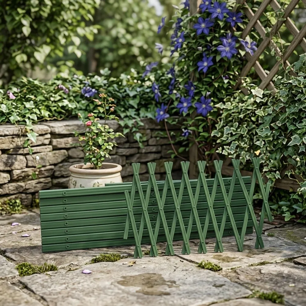 Expandable PVC Trellis for Garden For Climbing Plants Designed for Stability Under Various Weather Conditions 1.8m x 30cm