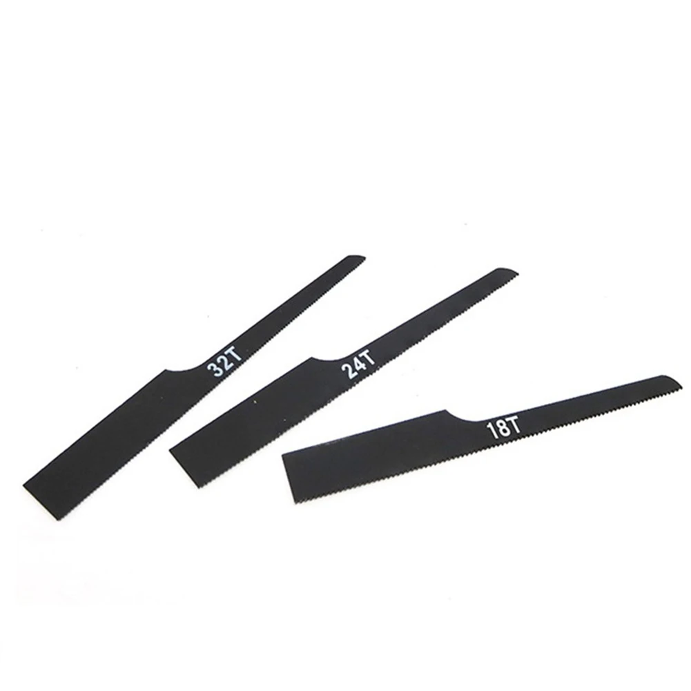 공압 톱 블레이드 32T 공기 톱 블레이드 블랙 미니 공압 톱 블레이드 18T 파일 톱 도구 공압 3pcs 실용