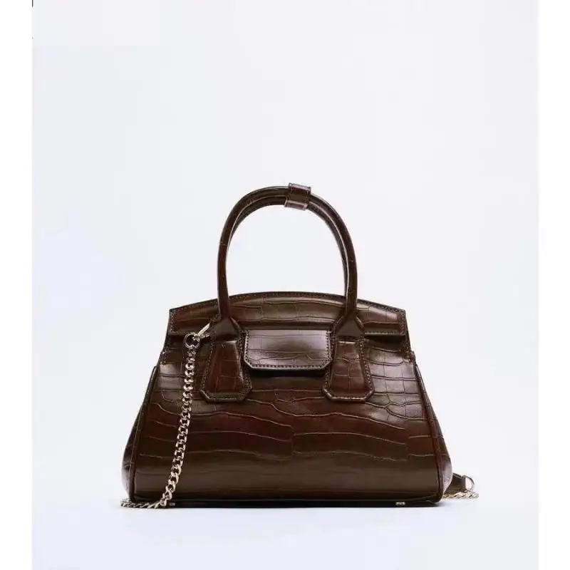 

New Luxury Designer Women's Bag Animal Pattern Printing Handblack Bag Handbag
