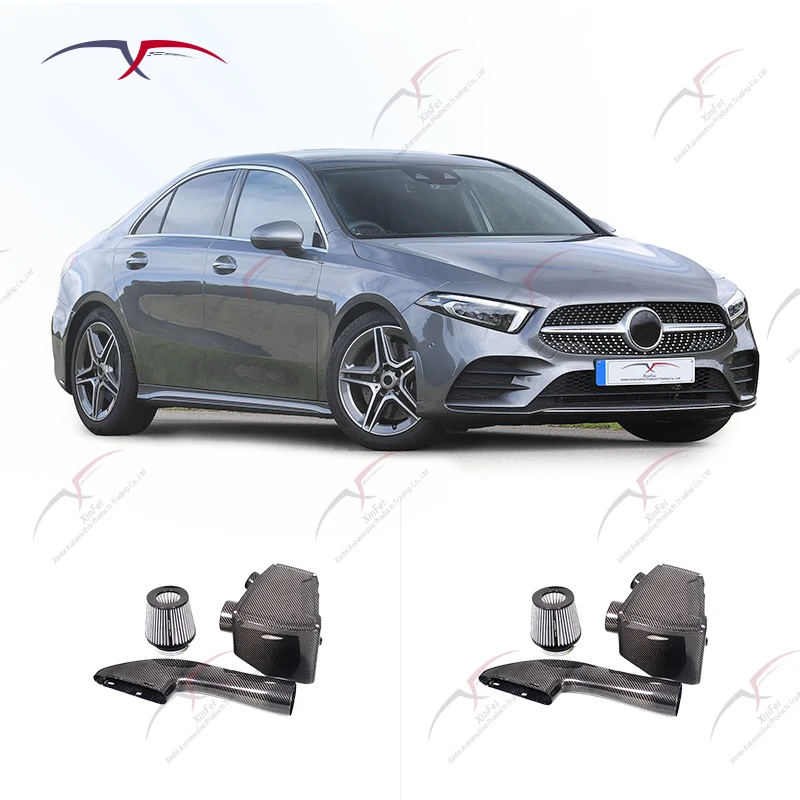 

Suitable for A180 A200 A250 1.3T M282 Automotive Parts Carbon Fiber Cold Intake System Kit Cold Intake Filtration System