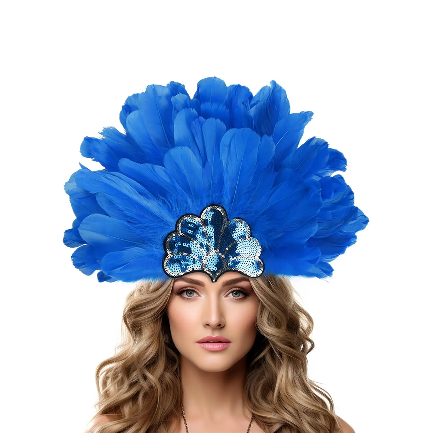 Flapper Headbands Mardi Gras Prom Dancer Headpiece for Party Carnivals Celebrations Headwear Hair Styling