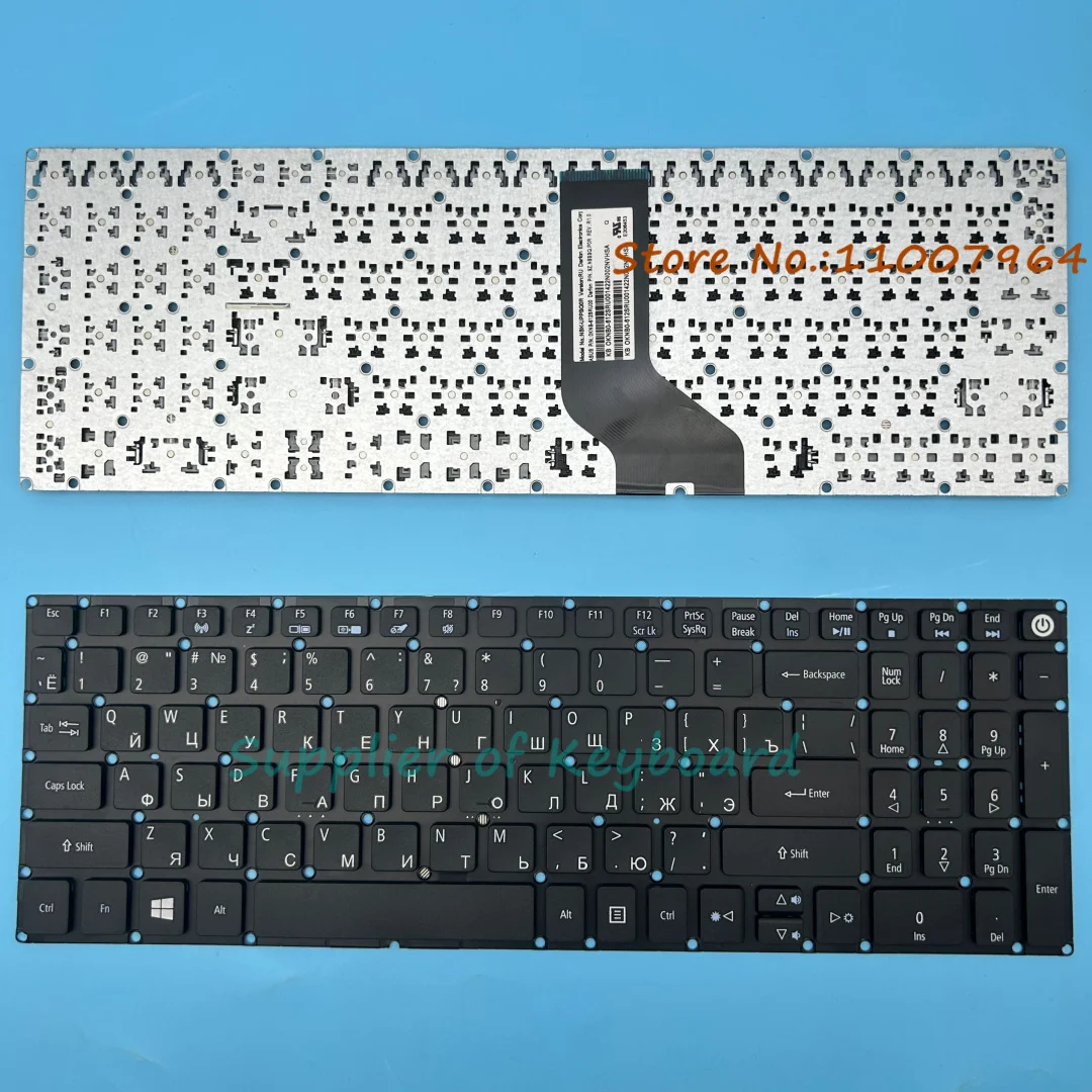 New Russian Keyboard For Acer Aspire V3-575TG E5-772G F5-573 F5-573G F5-573T V5-591G LV5T_A51B Laptop Black