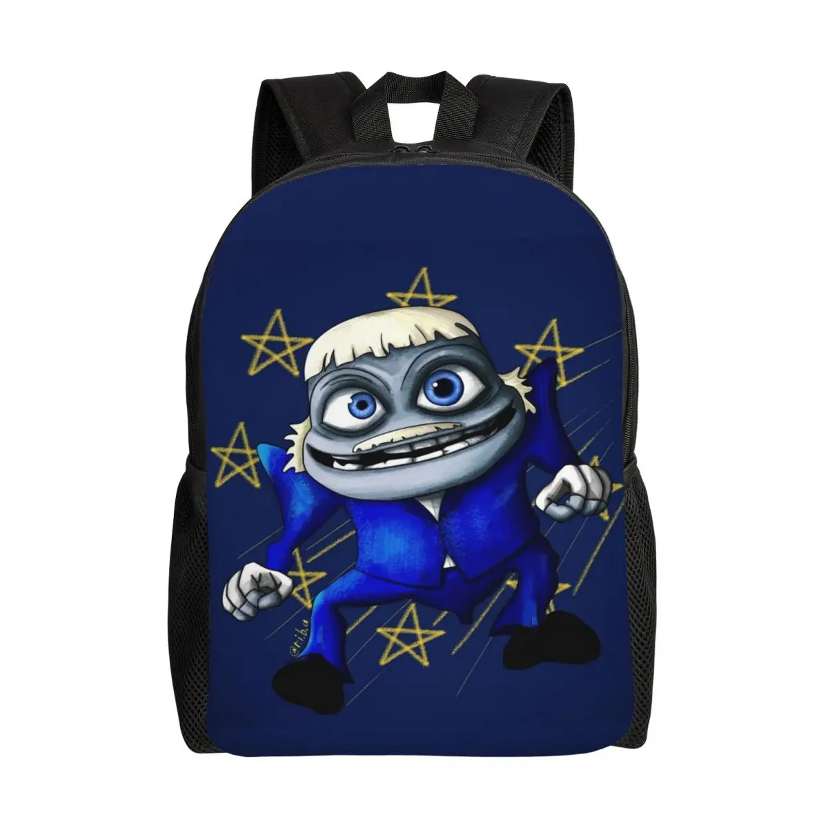 

Custom Joostes Is Not Crazy Frog Backpack for Rock Rapper School College Travel Bags Men Women Bookbag Fits 15 Inch Laptop