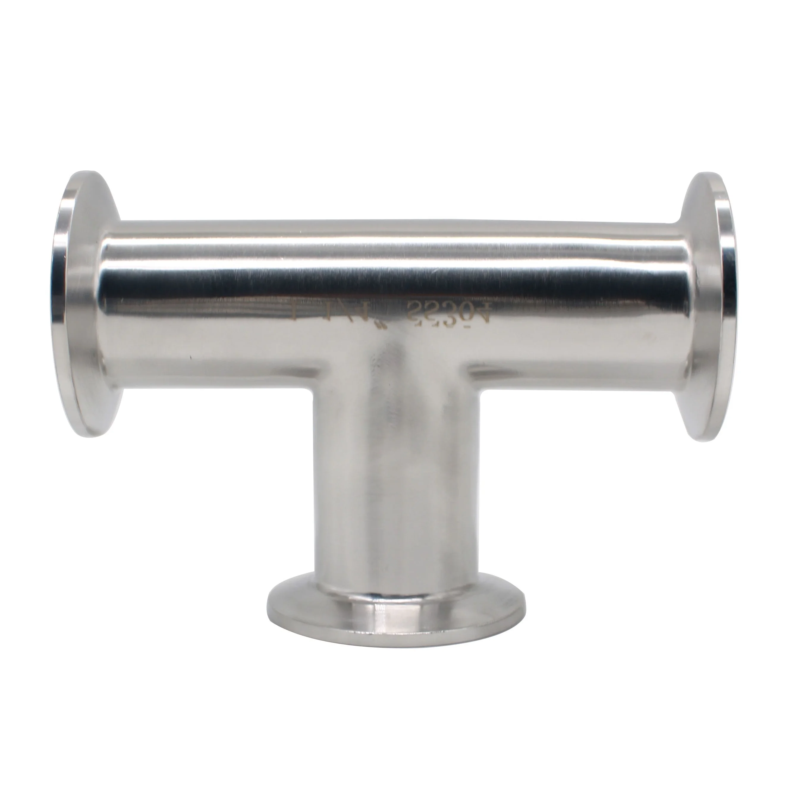 OD19mm-102mm Pipe OD 50.5-119MMSS304 316L Stainless Steel Sanitary Tee Fitting Suitable For 1.5 \