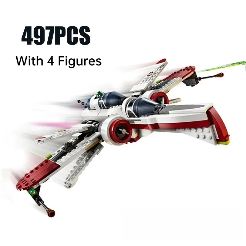 

497PCS Creative ARC-170 Starfighter Building Blocks With 4 Figures Space Shuttle Model Constructio Bricks Toys Gift For Kids