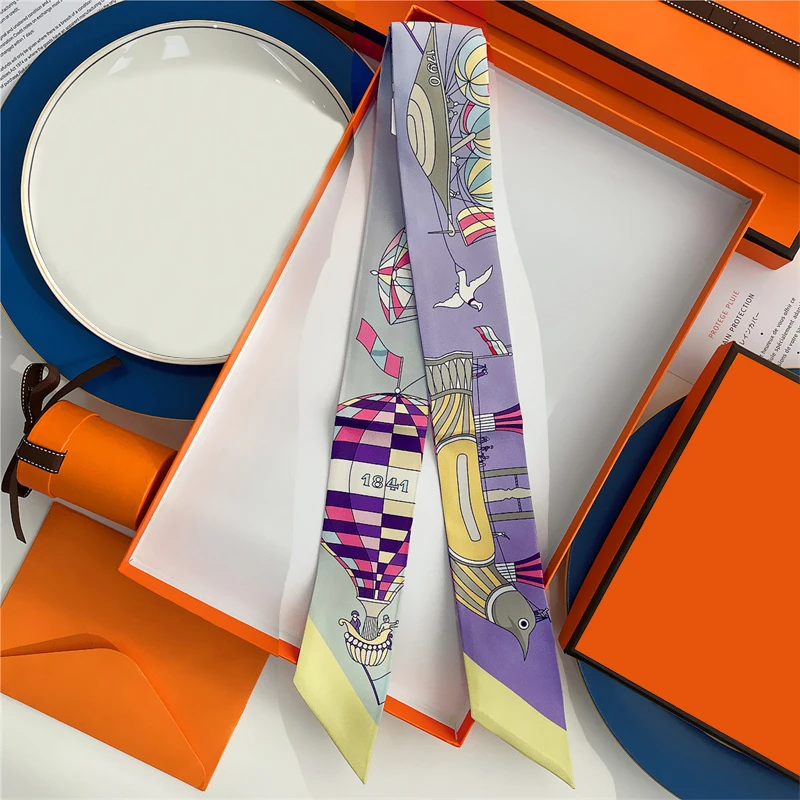 Thumbnail 2 - #29 Newest Silk Neck Scarf