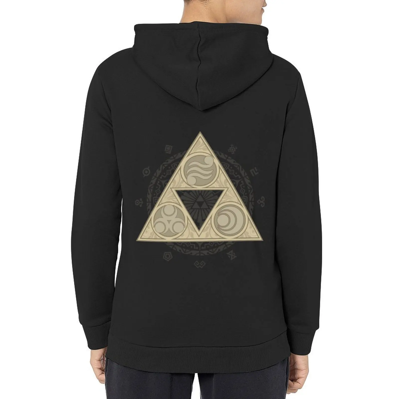 طقم تي شيرت رجالي بغطاء للرأس على الطراز الياباني من Balance Hoodie ملابس شتوية جديدة في هوديس وقميص عرق
