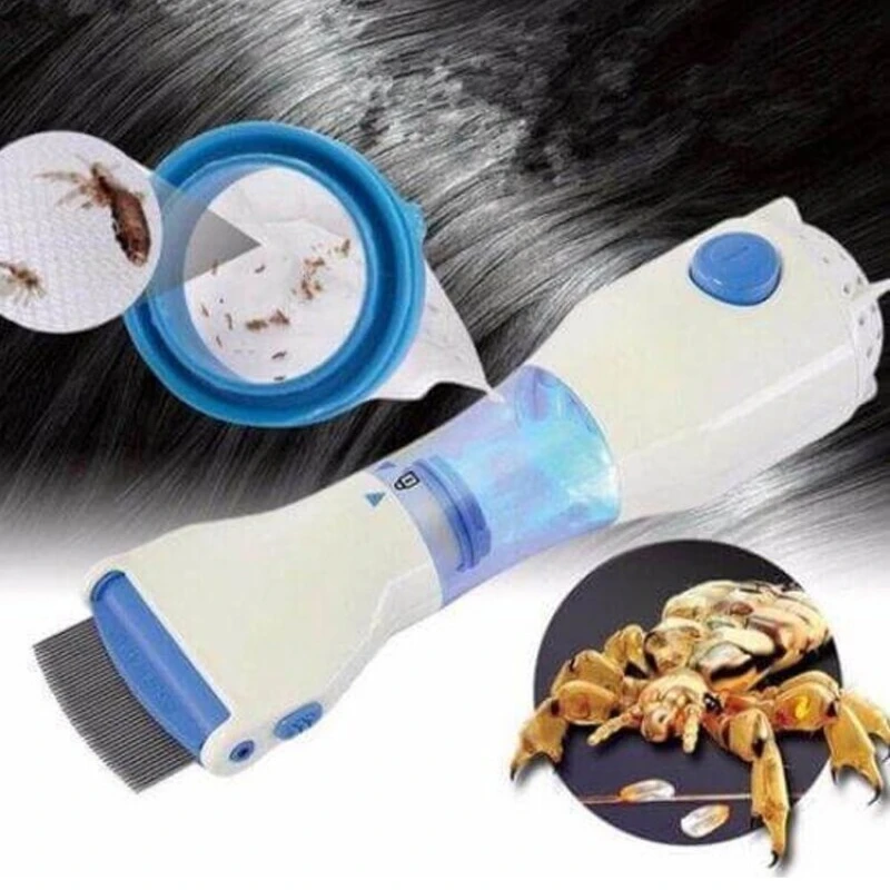 Pet Tick Removal Comb Dog and Cat Universal Hair Cleaner Lice Remover Electric Pet Lice Removal Comb Lice and Flea Removal