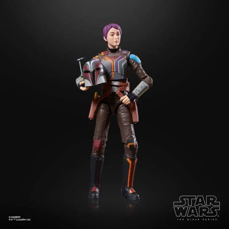حرب النجوم السلسلة السوداء Ahsoka Tano Chopper (C1-10P) EZRA Bridger Morgan Elsbeth 6 بوصة ألعاب شخصيات الحركة القابلة للجمع