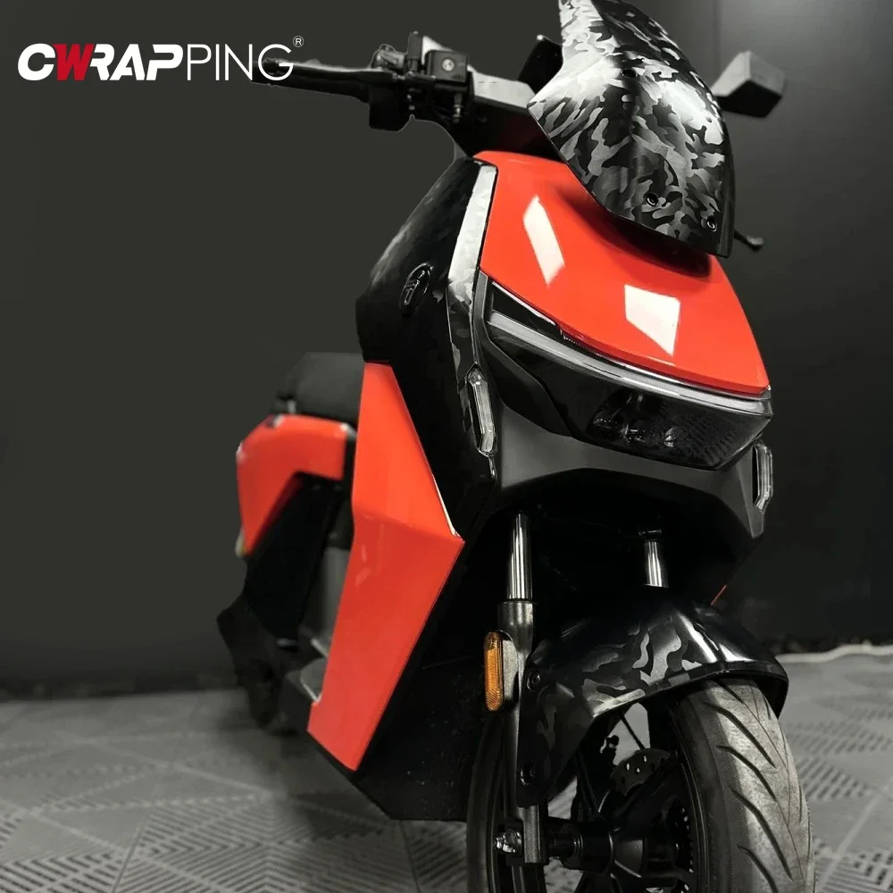 

Глянцевая виниловая деформированная пленка, автомобильные наклейки, водонепроницаемые оранжевые шлемы для мотоциклов, наклейки, сделай сам, декоративная пленка, виниловые автомобильные аксессуары