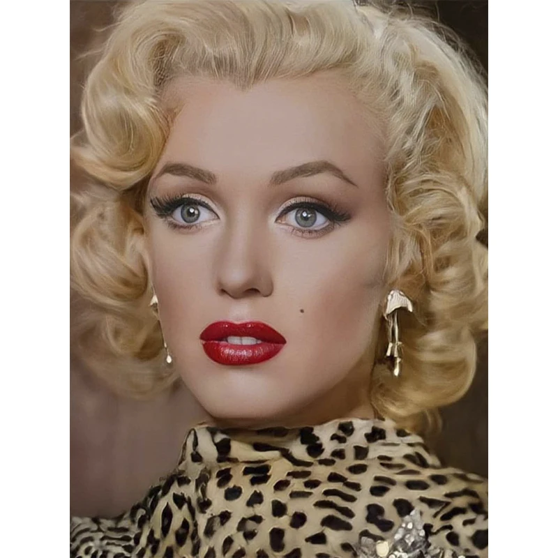 2024 New Marilyn Monroe Diamond Embroidery DIY Diamond Painting Kit Rhinestone Wall Art home decor gift