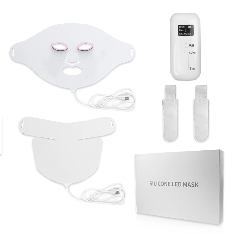 Wholesale Wireless Led Beauty Face Mask Infrared Home Use Led Mask Light Therapy Facial 7 Colors Led Mask