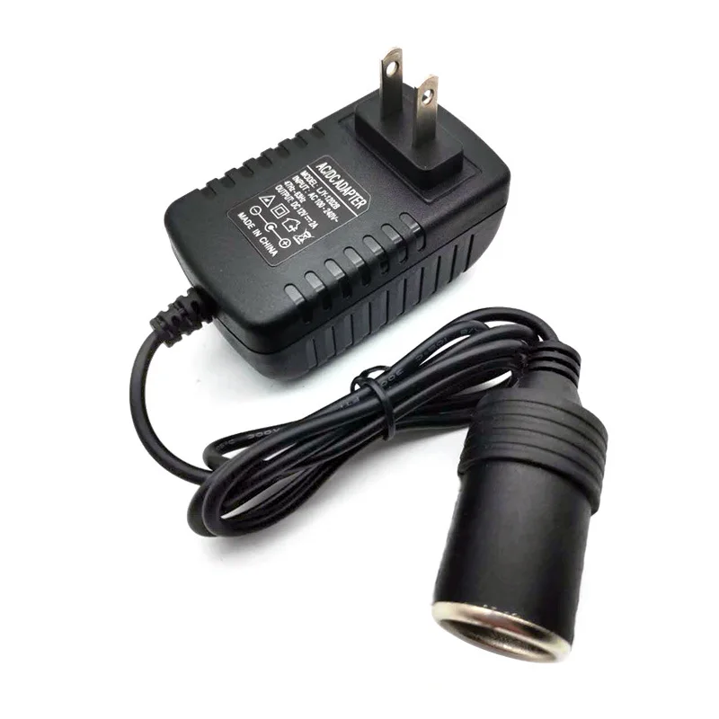 Car Cigarette Lighter Adapte 220V to 12V 2A DC Power Converter Charger Transformer Cigar Lit Lighter Plug Socket Electronic Jack