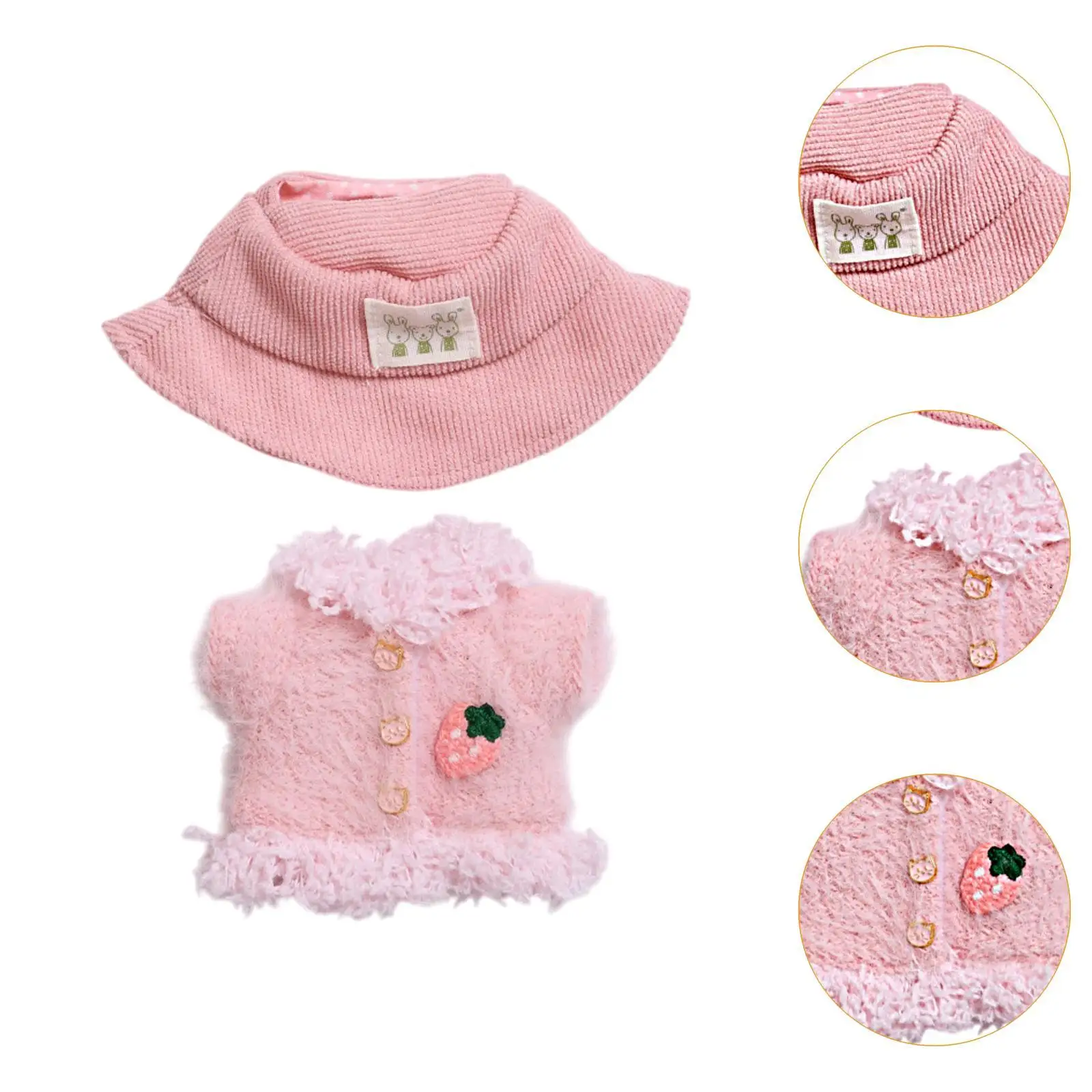 Conjunto de abrigo y pantalones para muñecas, accesorios de juego DIY para figuras de 6,69 pulgadas