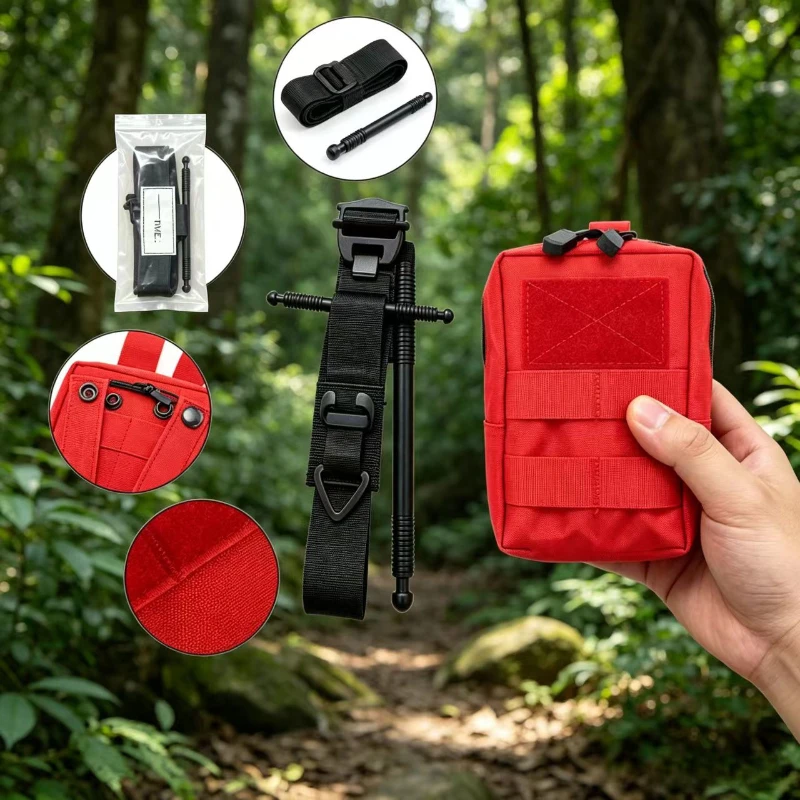 

Жгут-турникет SOF, 2/4 шт., вращающийся, для экстренной помощи, с алюминиевым стержнем