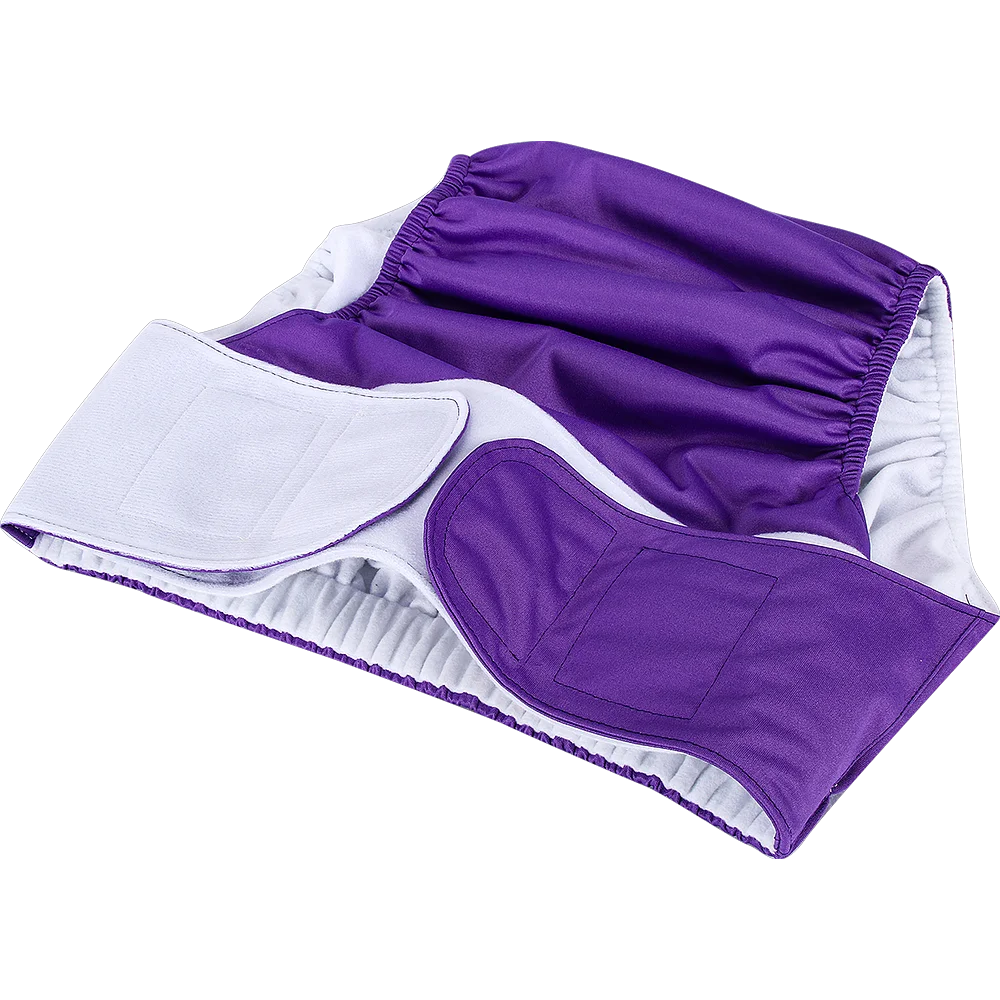 حفاضات قماشية قابلة للغسل مقاس الكبار قابلة للتعديل لكبار السن وقابلة لإعادة الاستخدام، ملابس داخلية سلس البول، نسيج مقاوم للماء قابل للتنفس وغير خانق