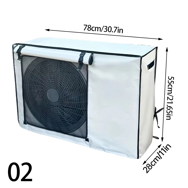 1pc Outdoor Klimaanlage Abdeckung Oxford Wasserdichte Sonnencreme Klimaanlage Haupt Einheit Schutzhülle Staub Abdeckungen Regendicht Fall