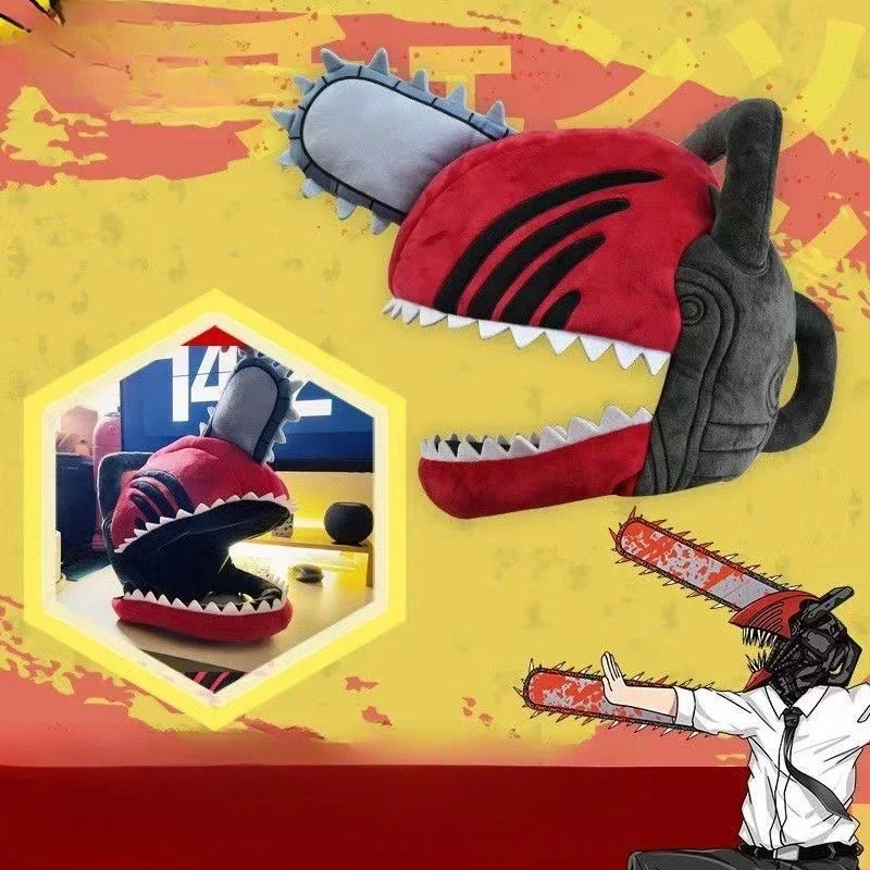 

Аниме Бензопила Человек Маска Головные Уборы Denji Косплей Аксессуары Pochita Кепки Полумаска Маска Маскарад Хэллоуин Вечеринка Пользовательский Опора