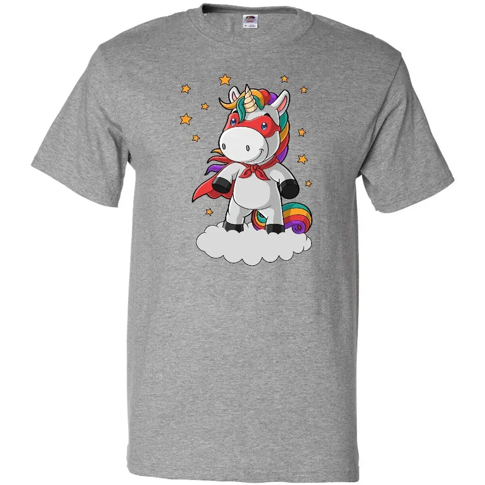 Super Unicorn T-Shirt Superhero Cute Adorable Mens Adult Clothing Tees For Men Clothing Women Tees High Quality Short Sleeve