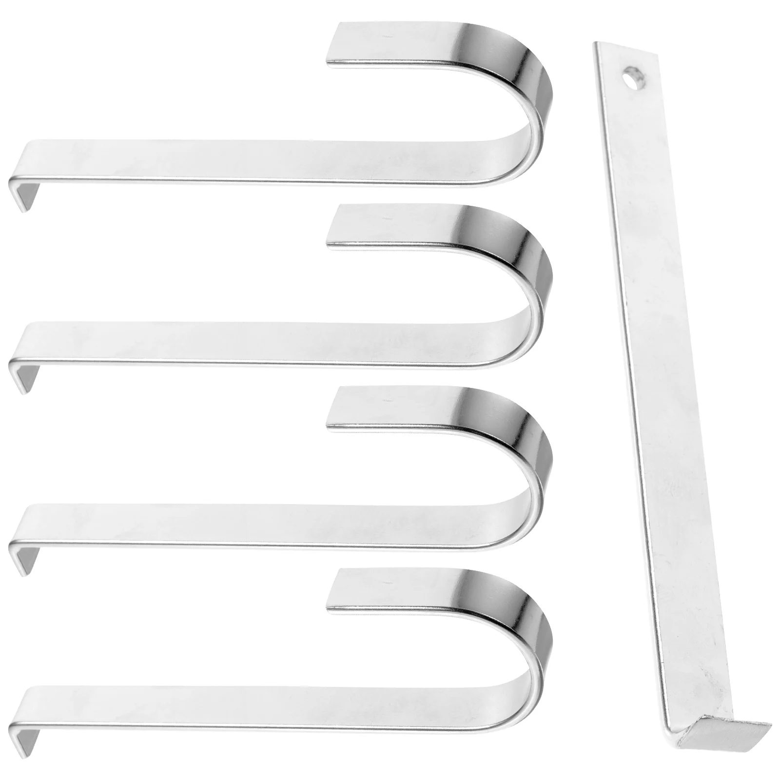 

Large Garland Hooks for Vinyl Siding Stainless Steel Hanging Hangers Outdoor Punch Free Sliding Side Decorations Plants Lights