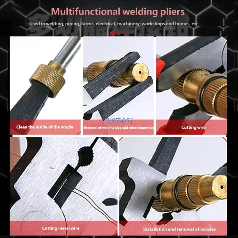 E15A Industrial Welding Clamp Featuring Spring Loaded Mechanism For Easy Operation