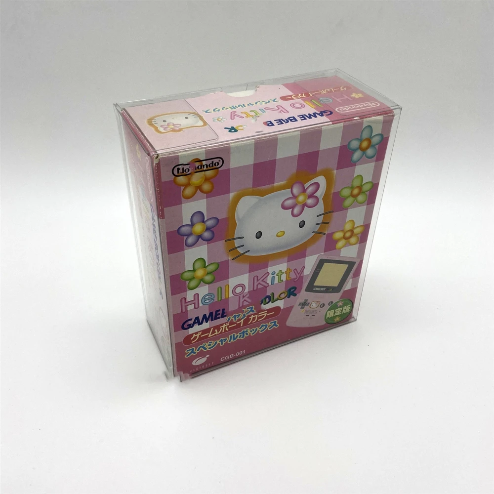 Collection Display Box For GBC/Nintendo Game Boy Color/Hello Kitty Game Storage Transparent Boxes TEP Shell Clear Collect Case