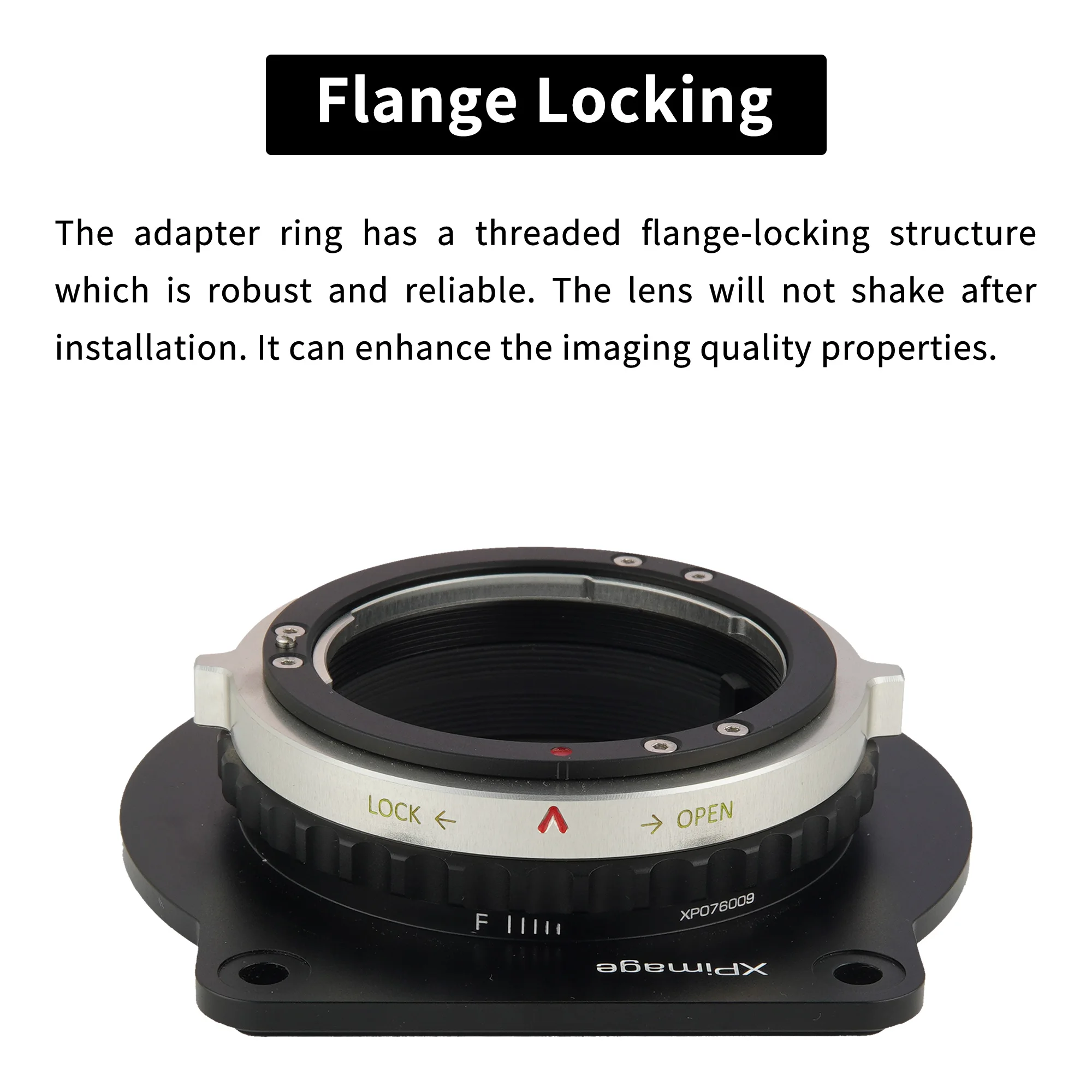 XPIMAGE F to ARRI Lens Mount Adapter Ring Compatible with Nikon F AI AIS Lenses for Arri Alexa Cinema Cameras