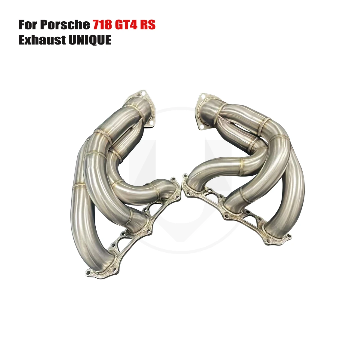 

UNIQUE manifold downpipe For 2020+ Porsche 718 GT4 RS 4.0T Equal Length SS304 exhaust manifold With insulator