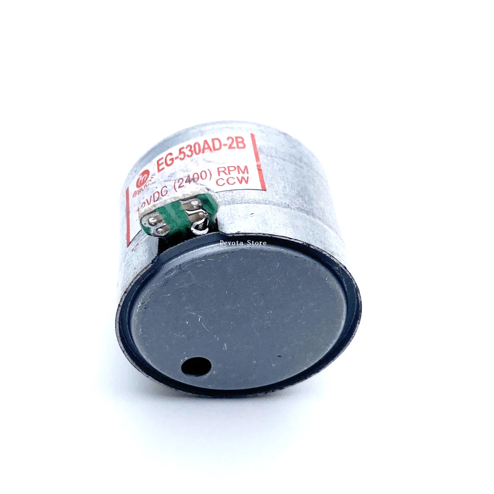 EG-530AD-2F/2B/6B/6F/9B/9F CCW CW 2400RPM 6V 9V 12V Recorder motor Electric Mini DC Motor