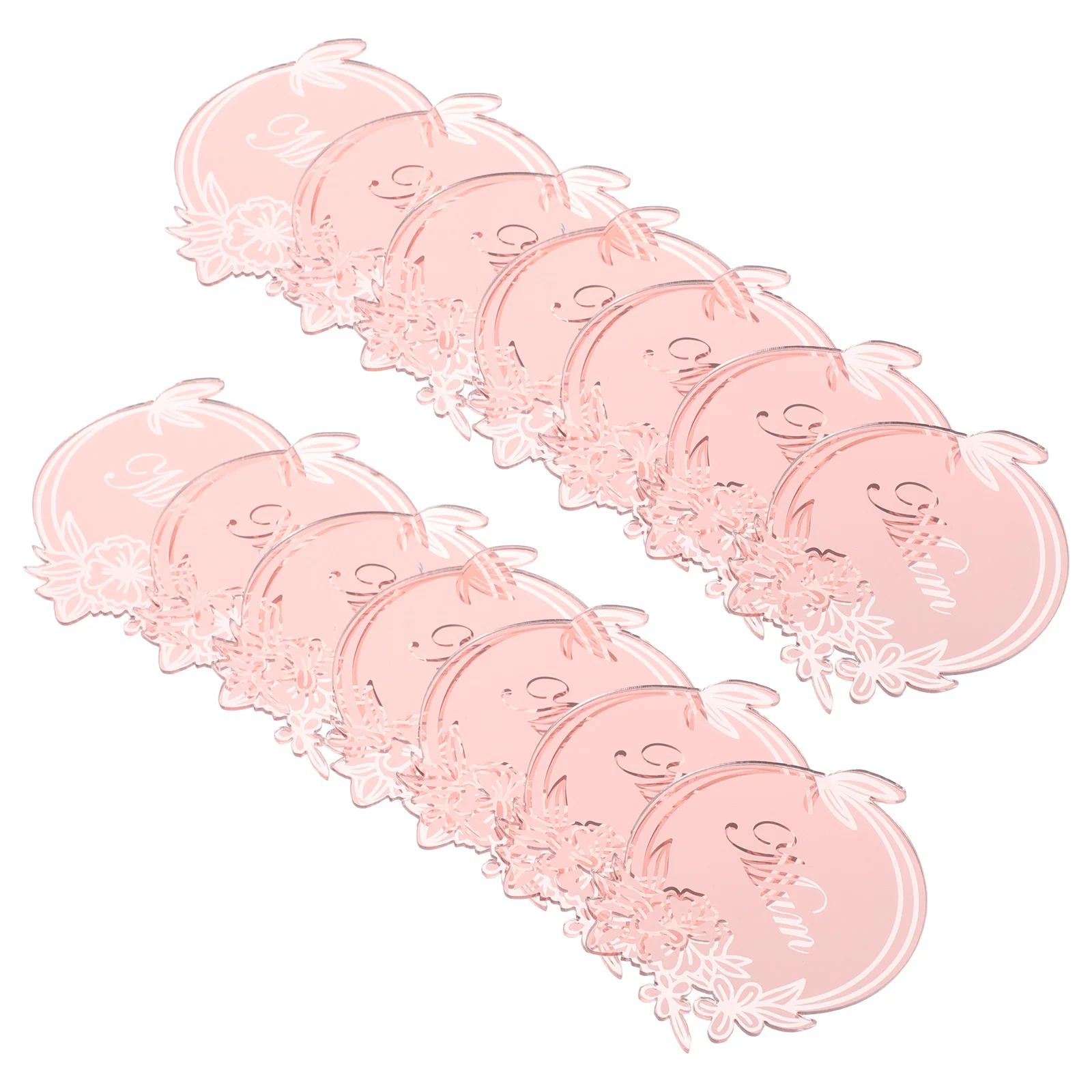 

20 Pcs Mother's Day Cake Decoration Cupcakes Mothers Toppers Party Favors Insert Happy Acrylic Decorations