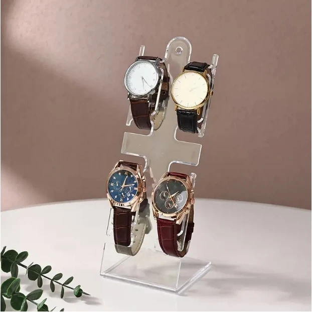 1pc Plastic Jewelry Racks Watch Display Racks Stand General Showcase Shelf Portable Watch Storage Box Case Jewelry Display Stand