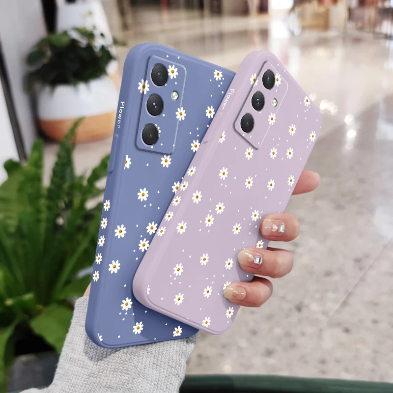 Floral Daisies Phone Case For Samsung Galaxy A56 A55 A36 A35 A26 A25 A15 A16 A17 A07 A06 A05 A54 A34 A24 A14 A04 A04S A04E 4G 5G