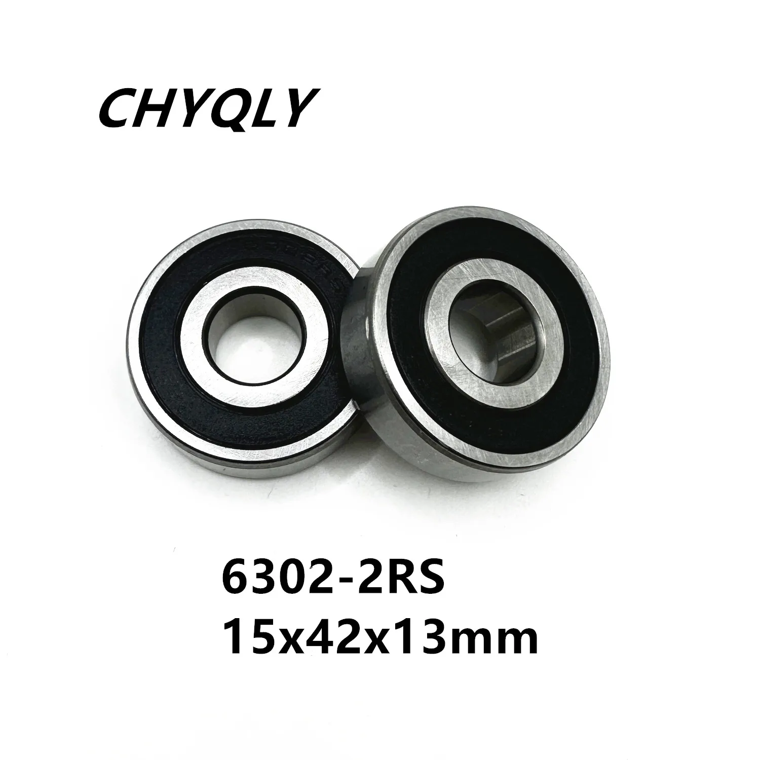 1Pcs 6302-2RS ball bearing 15x42x13 mm deep groove ball bearing High quality 6302RS 6302