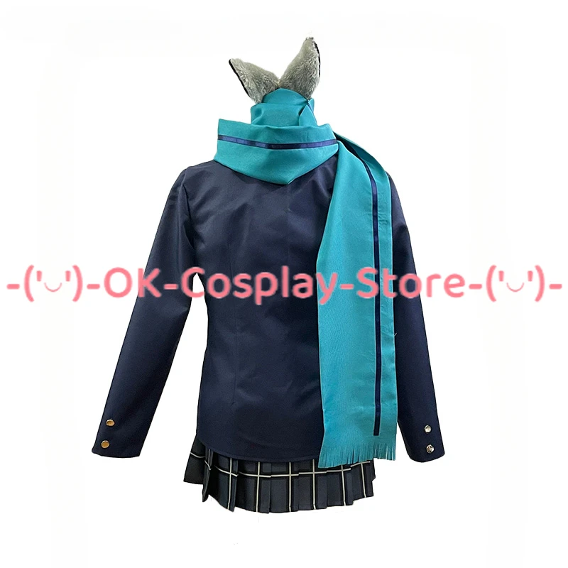 Game Blue Archive Sunaokami Shiroko Cosplay Costume Japanese High School Uniform Jk Dress Suit Coat Shirt Skirts Custom Made