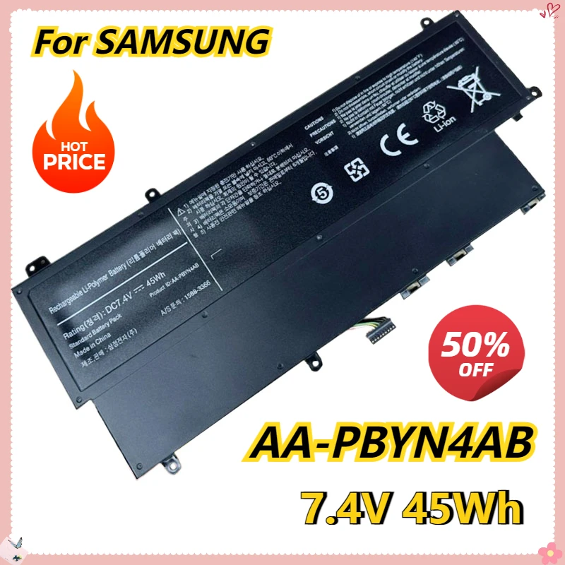 AA-PBYN4AB Laptop Battery for SAMSUNG Ultrabook 530U3B 530U3B-A01 530U3C 530U3C-A02 535U3C NP530U3C 535U3C 532U3X 540U3C 45WH