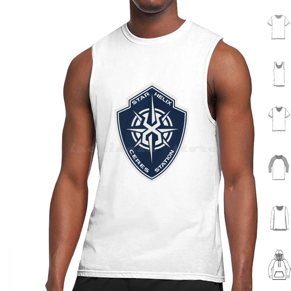 Star Helix Security Tank Tops Print Cotton Star Helix Security