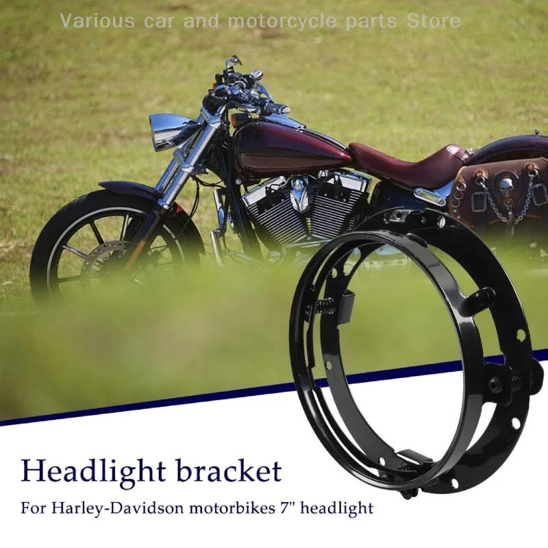 #A 5.75 Inch Round Headlight Housing Bracket Kit Motorcycle Auto Parts For 5.75