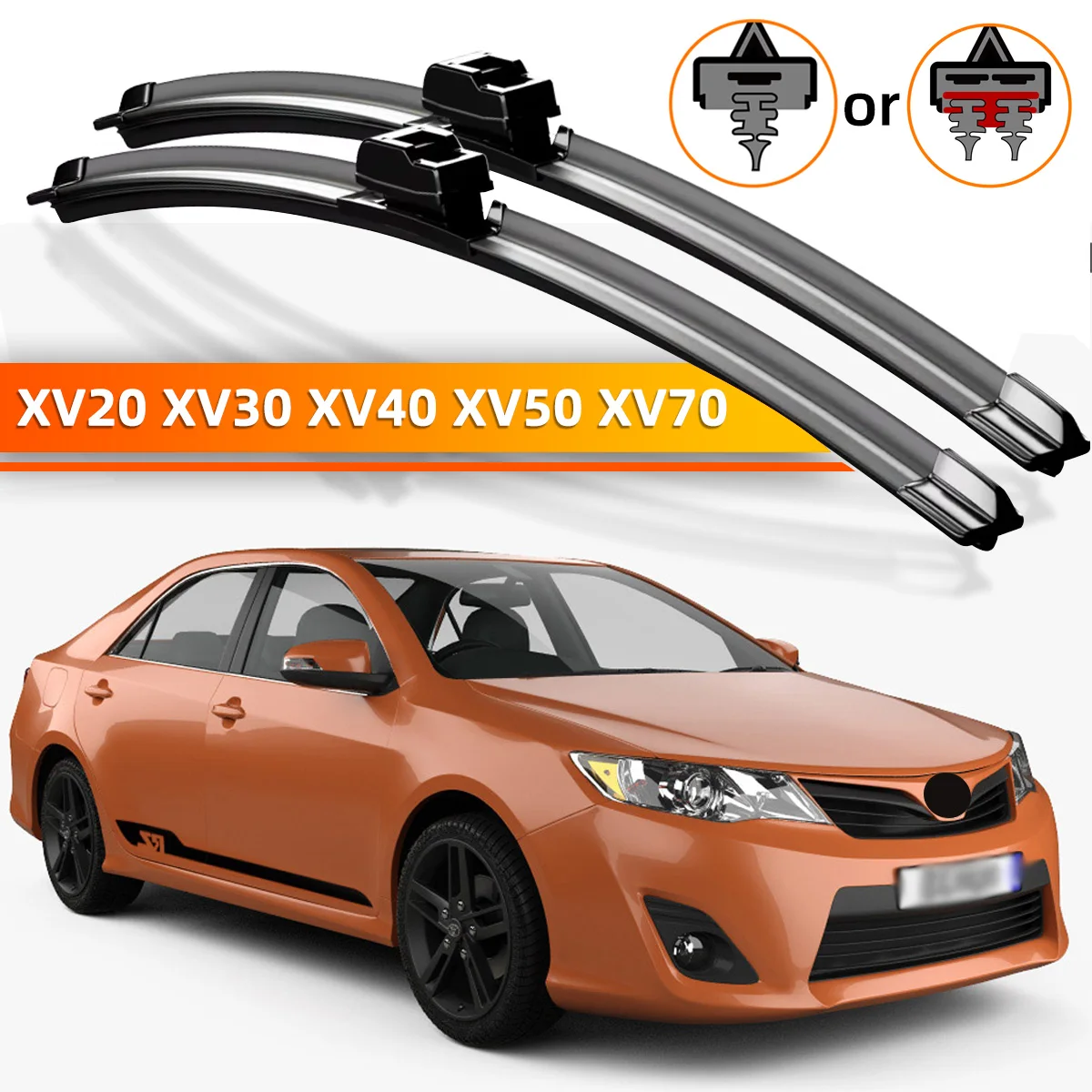 

2 шт. передний стеклоочиститель подходит для Toyota Camry Xv20 Xv30 Xv40 Xv50 Xv70 1997-2023, аксессуары для лобового стекла 2012 2017