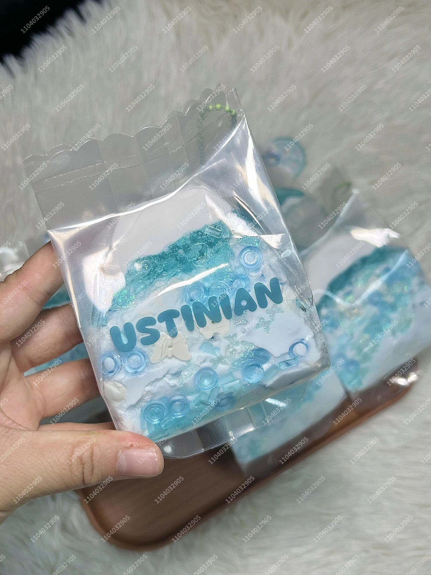 Handmade Crunchy Squishy Bag Reusable Squeeze Pouch Clay Blocks Stress Relief ASMR Sensory Anti-Anxiety Fidget Toys for Adults