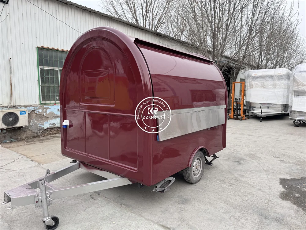 

Concession Food Trailer Snack Pizza Kiosk Coffee Hot Dog Cart Mobile Kitchen Custom Fully Equipments Food Truck Van