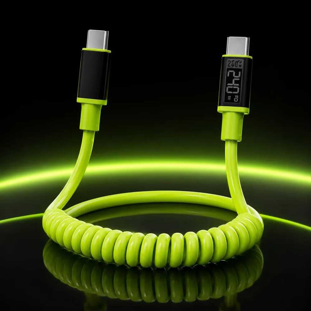 PD 240W USB C Cable Fast Charging Mobile Phone Charger Data Cord For iPhone Samsung Xiaomi Huawei Type C to Type C Quick Cable