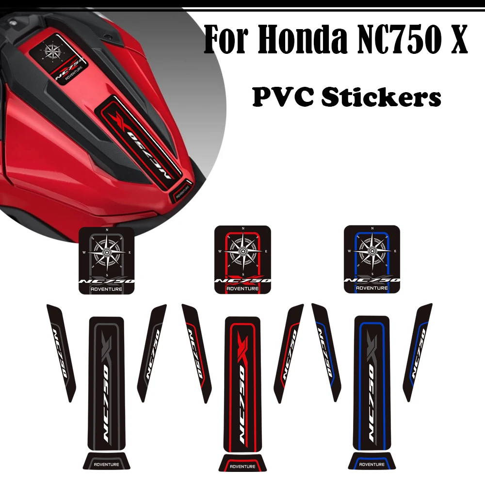 Motorcycle For NC 750 NC750 X NC750X Tank Pad Fairing Knee Windscreen Front wheel cover Protection Body Stickers 2021 2022